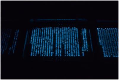 The (im)possibility of communication with nonhuman beings: with digital screen printing of luminous bacteria